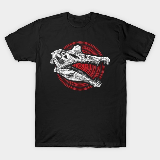 Spinosaurus Skull T-Shirt by LAB Ideas